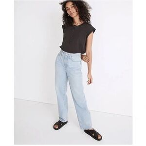 Madewell Baggy Straight High Rise Jeans